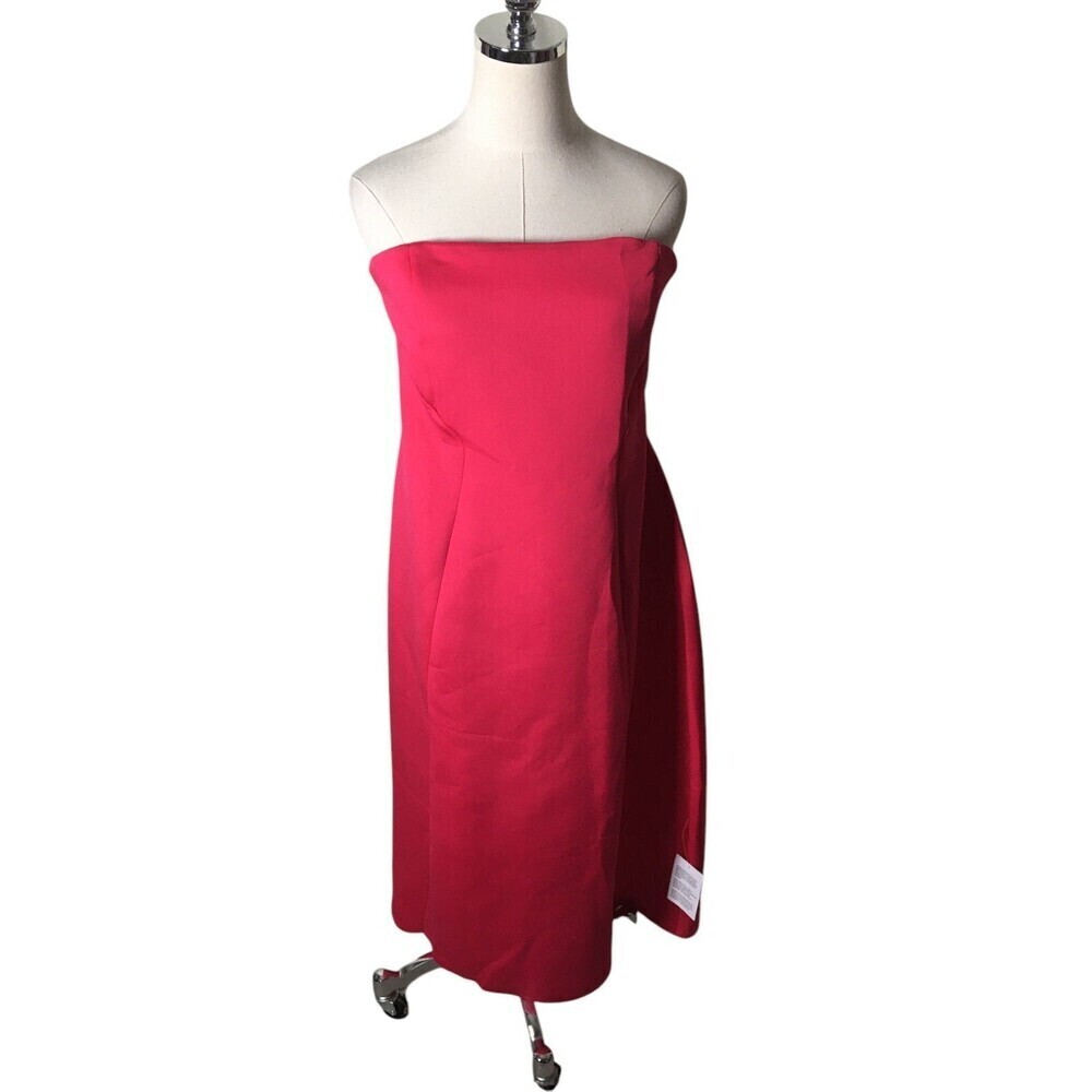 Asos Dress Women's Size 10 Hot Pink Open Back New